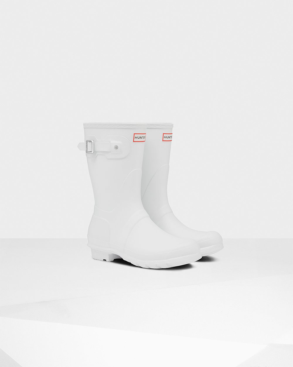 Women Hunter Original | Short Rain Boots White | NZ-8173-MATH